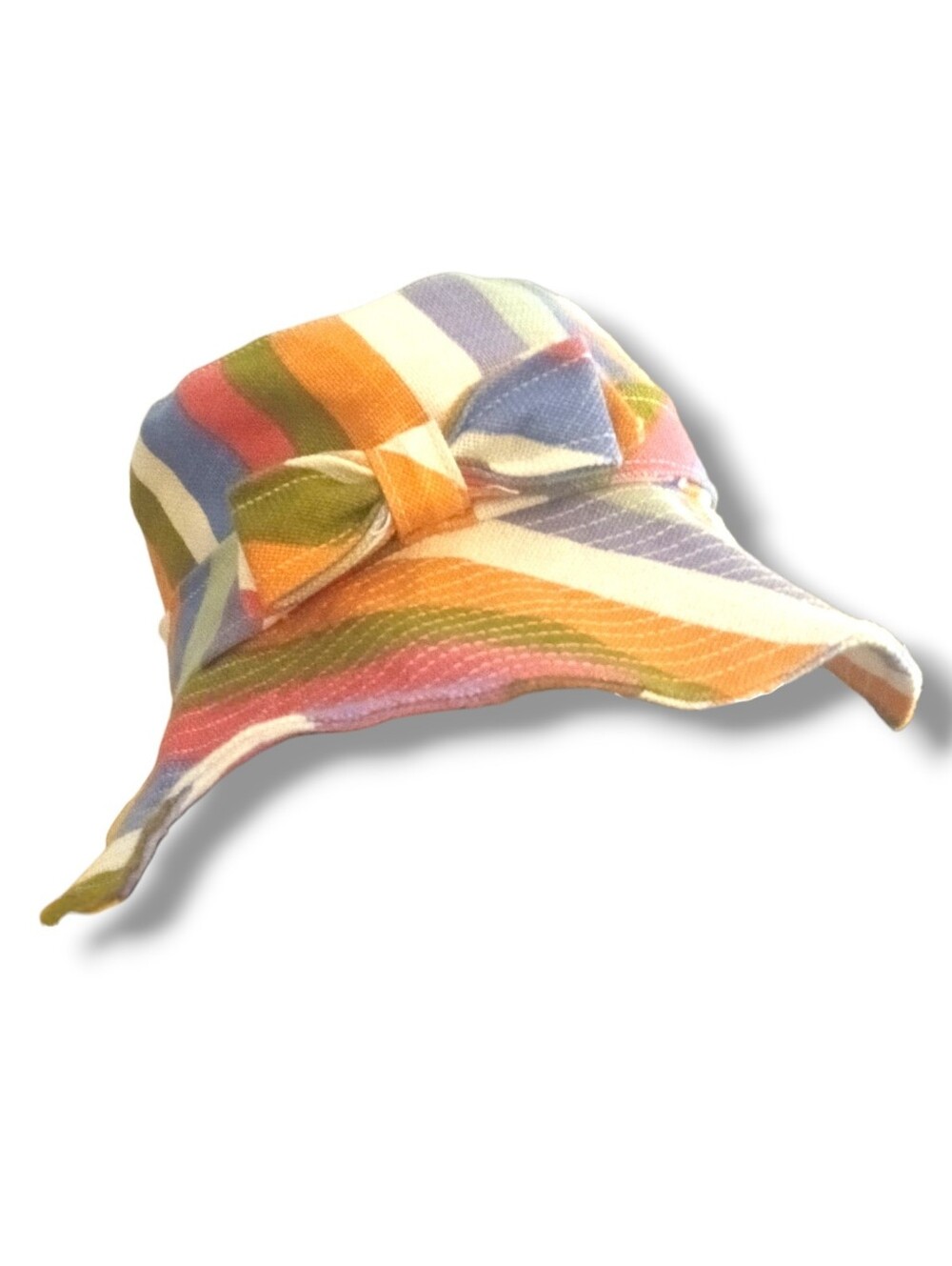 🚨BUY ON WHATNOT🚨 NWOT Coach Hamptons Watercolor Striped Sunhat